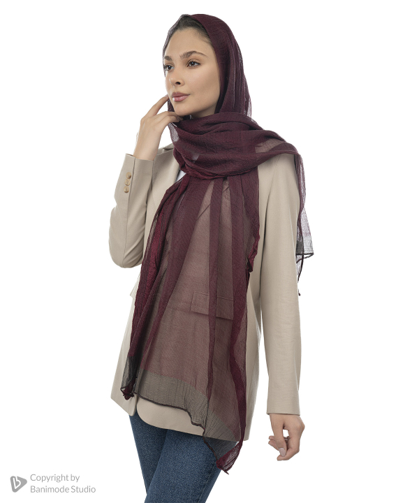 شال ابریشم زنانه نوولاشال Novella Shawl کد 55224