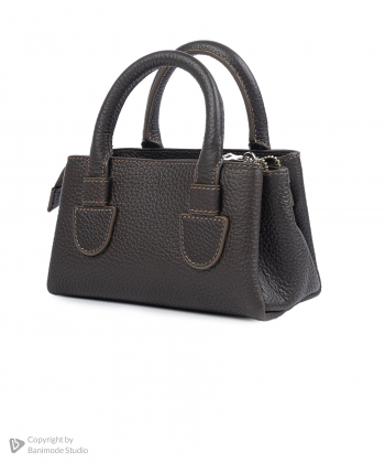 کیف دوشی زنانه چرم طبیعی نوین چرم Novin Leather مدل مانل