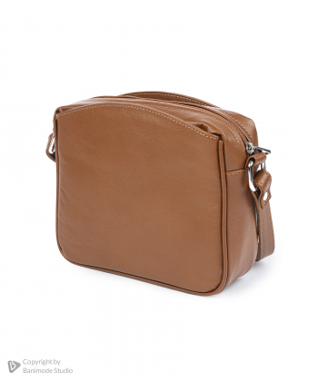 کیف دوشی زنانه چرم طبیعی نوین چرم Novin Leather مدل خاتون