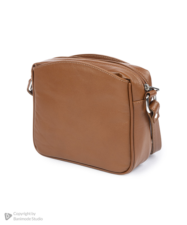 کیف دوشی زنانه چرم طبیعی نوین چرم Novin Leather مدل خاتون
