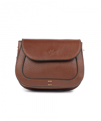 کیف دوشی چرم طبیعی نوین چرم Novin Leather مدل LHB4623