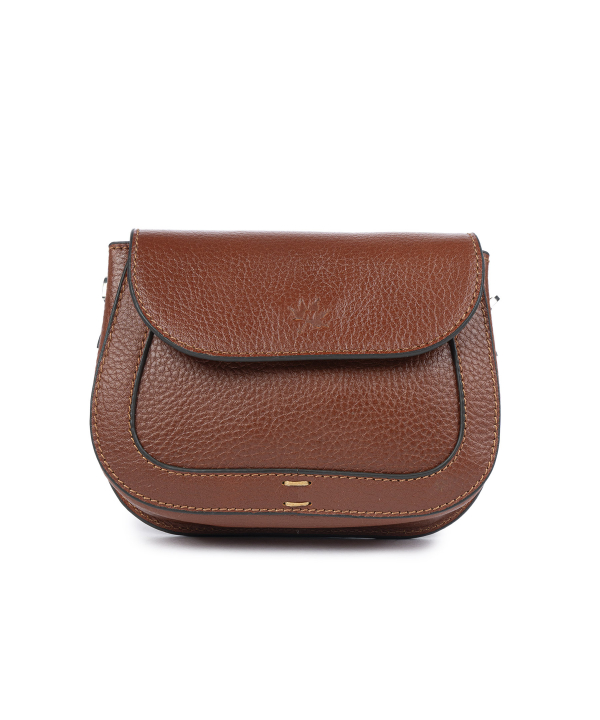 کیف دوشی چرم طبیعی نوین چرم Novin Leather مدل LHB4623
