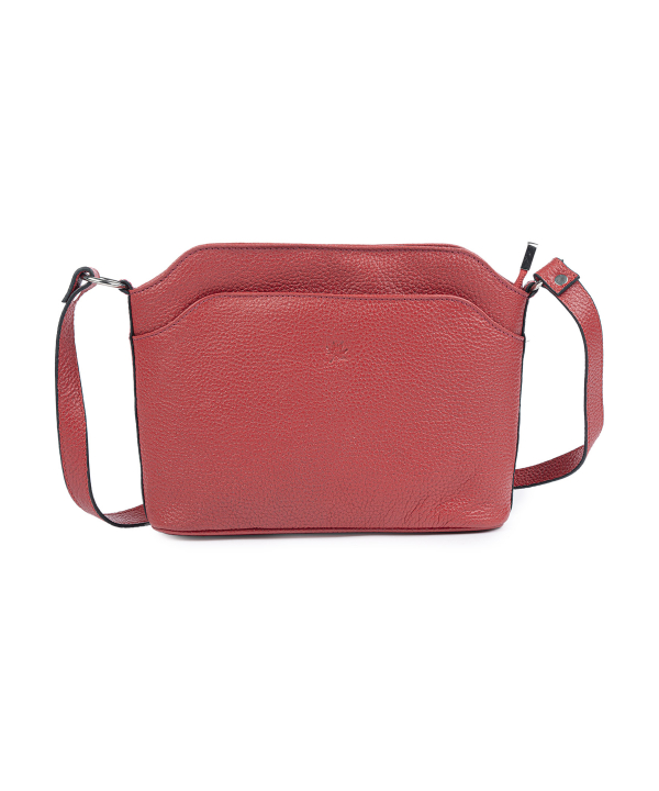 کیف دوشی زنانه چرم طبیعی نوین چرم Novin Leather مدل پرنیا