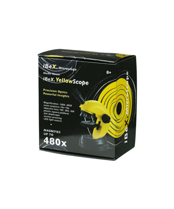 میکروسکوپ دانش اموزی آیبکس Ibex مدل YellowScope 480x