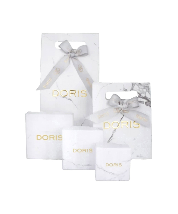 گوشواره میخی دُرنگار ریز درریس Doris کد P5952