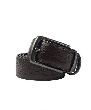 کمربند چرم طبیعی مردانه نوین چرم Novin Leather مدل BT0738
