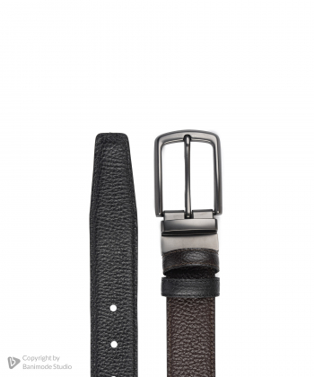 کمربند مردانه چرم طبیعی نوین چرم Novin Leather مدل BT0738