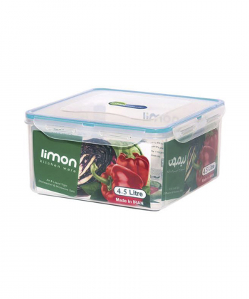 ظرف فریزری مربع 4.5 لیتر جدید لیمون Limon کد 134035