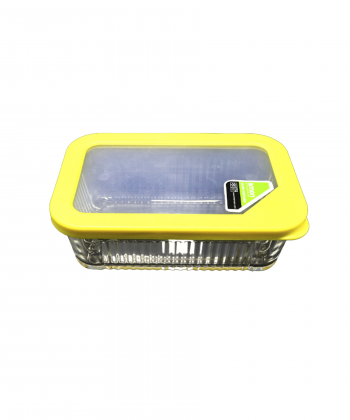 ظرف شیشه ای درب دار شیاردار لیمون Limon کد 209823