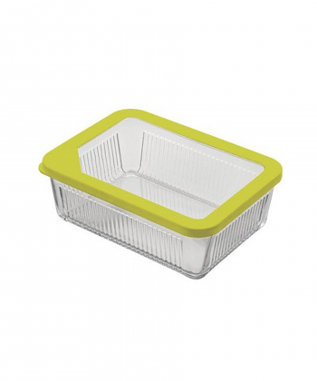 ظرف شیشه ای درب دار شیاردار لیمون Limon کد 209803