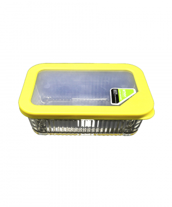 ظرف شیشه ای درب دار شیاردار لیمون Limon کد 209716