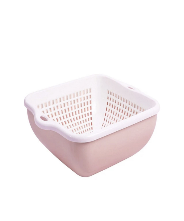 ست کاسه و آبکش چهار گوش لیمون Limon کد 206769