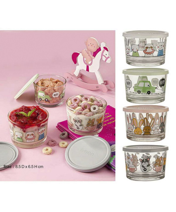 ظرف شیشه‌ای درب‌دار لیمون Limon کد 206835