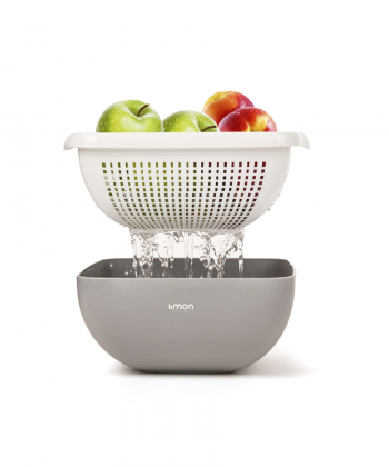 ست کاسه و آبکش چهار گوش لیمون Limon کد 206707