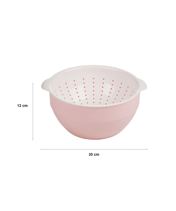 ست کاسه و آبکش گرد لیمون Limon کد 206669