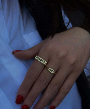 انگشتر طلا HOPE میوگلد Mio Gold کد R2329