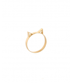 انگشتر طلا گربه میوگلد Mio Gold کد R2338