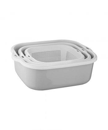 سرویس 6 پارچه ابکش و لگن نسیم لیمون Limon کد 27852