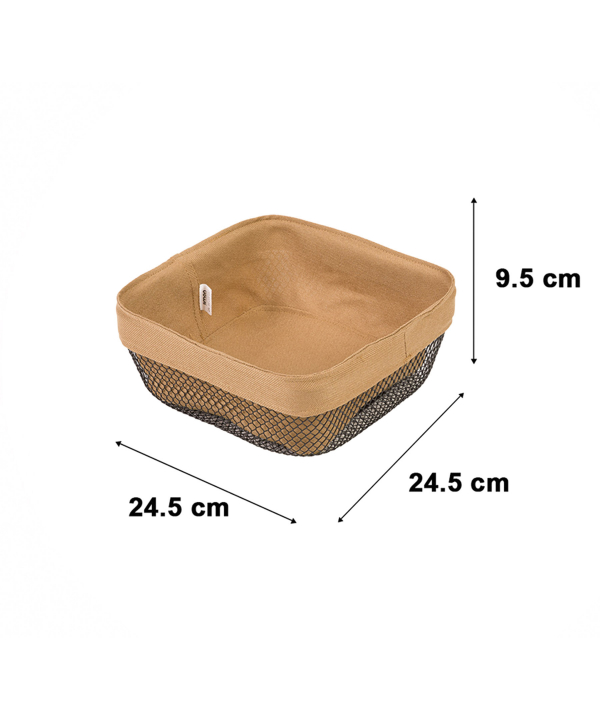 سبد مربع کوتاه فلزی لیمون Limon کد 232200