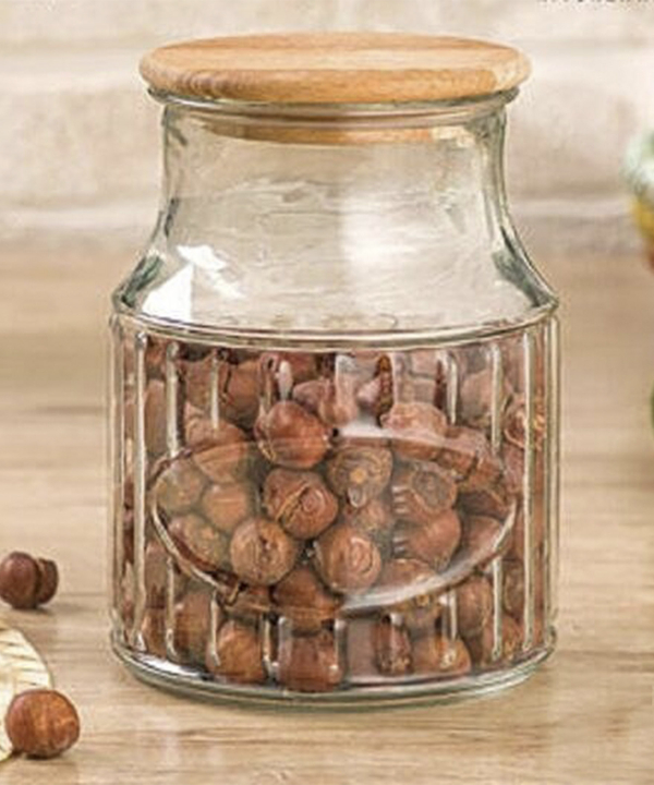 بانکه چوبی‎ درب شیشه ای لیمون Limon کد 226159