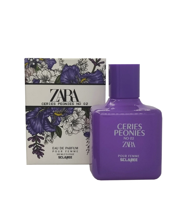 ادوپرفیوم زنانه اسکلاره Sclaree مدل Ceries Peonies zara حجم 100 میلی‌لیتر