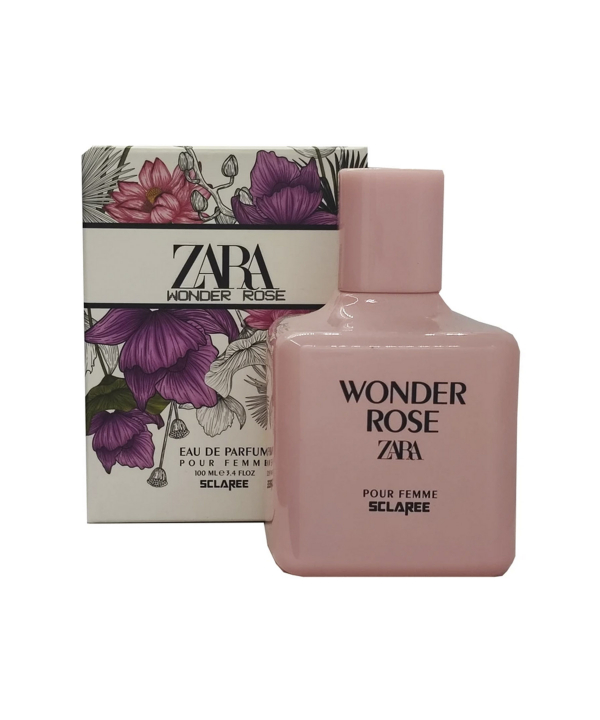 ادوپرفیوم زنانه اسکلاره Sclaree مدل Wonder Rose zara حجم 100 میلی‌لیتر