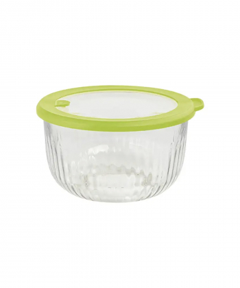 کاسه گرد شیشه ای درب دار لیمون Limon کد 221903