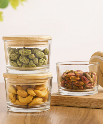 ظرف شیشه ای گرد کادویی لیمون Limon کد 221059