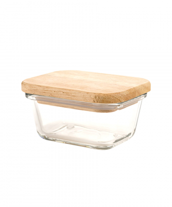 ظرف شیشه ای مستطیل درب لیمون Limon کد 218759