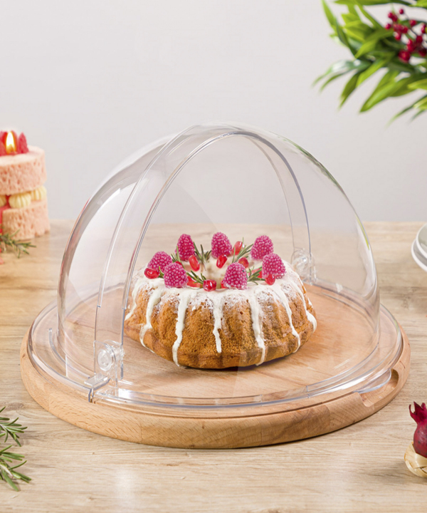 ظرف سرو کیک پایه چوبی لیمون Limon کد 217959