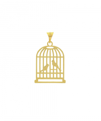 پلاک طلا قفس میوگلد Mio Gold کد N1792