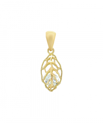 پلاک طلا برگ میوگلد Mio Gold کد N2064
