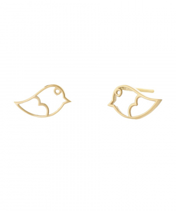 گوشواره طلا پرنده میوگلد Mio Gold کد E1657