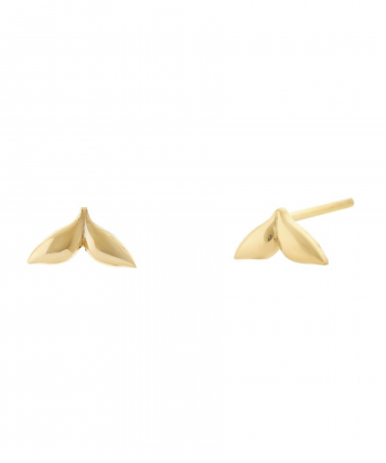 گوشواره طلا دم نهنگ میوگلد Mio Gold کد E1658