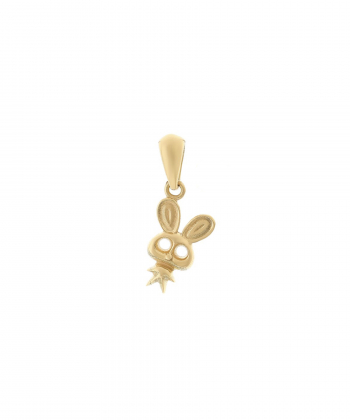 پلاک طلا خرگوش میوگلد Mio Gold کد N3130