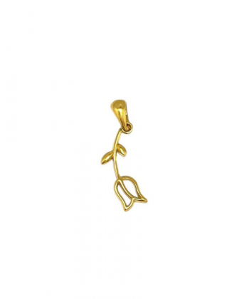 پلاک طلا گل میوگلد Mio Gold کد N3132