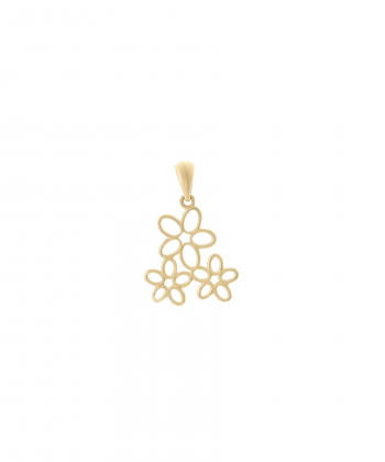 پلاک طلا گل میوگلد Mio Gold کد N3137