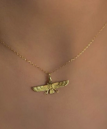 گردنبند طلا فروهر میوگلد Mio Gold کد NC1769