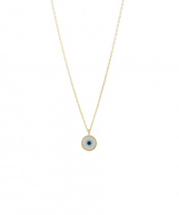 گردنبند طلا چشم نظر میوگلد Mio Gold کد NC1770