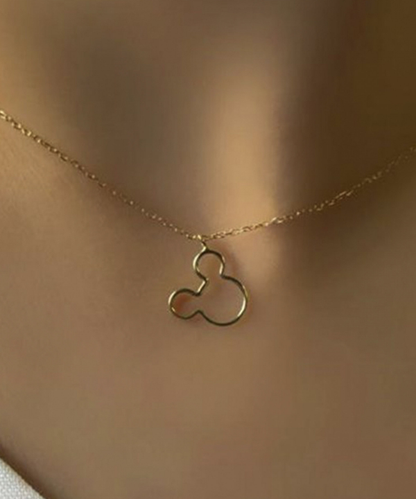 گردنبند طلا میکی موس میوگلد Mio Gold کد NC1774
