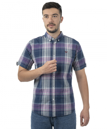 پیراهن آستین کوتاه مردانه برند پی لس مدل 1404024