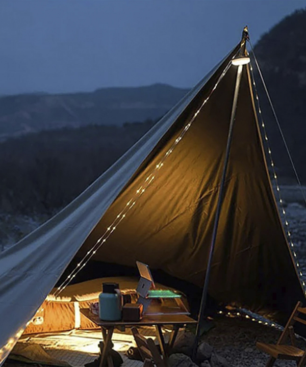 چراغ چادر ریسه دار شارژی تکاور Takavar مدل camping light 15180000000
