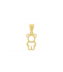 پلاک طلا خرس میوگلد Mio Gold کد N2185