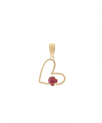 پلاک طلا قلب میوگلد Mio Gold کد N3117