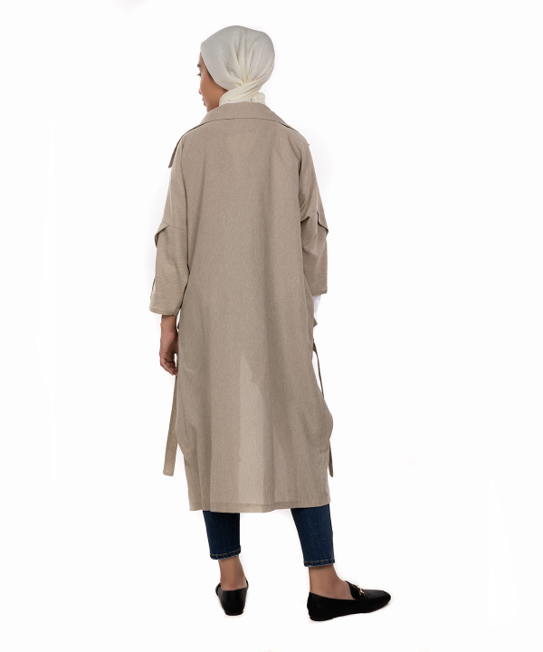 مانتو بلند زنانه تولیکا Tulika