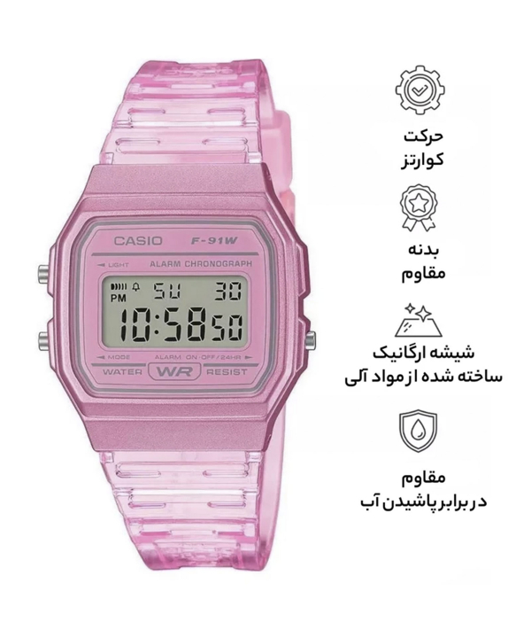 ساعت مچی کاسیو Casio مدل F-91WS-4DF
