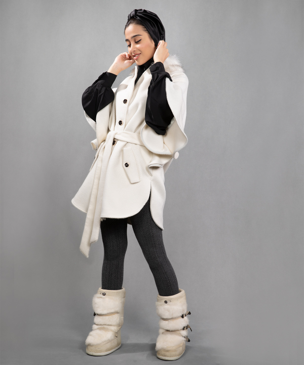 پالتو زنانه آستین کلوش چیلیا Chilia کد 9WCT902