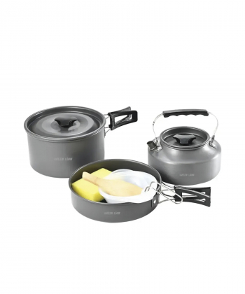 ست ظروف کمپینگ تکاورکو Takavarco مدل GREEN LION 7 IN 1 Camping Cookware