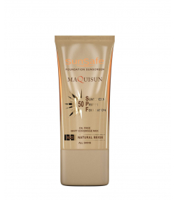 کرم ضد آفتاب کرم پودری فاقد چربی و مات کننده SPF50 سان سیف Sun Safe حجم 40 میلی لیتر