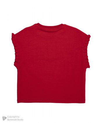 تیشرت کوتاه دخترانه مرینو Merino کد 1705